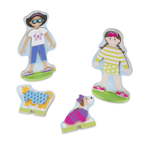 Melissa & Doug Magnetic Dress-Up Set - Best Friends