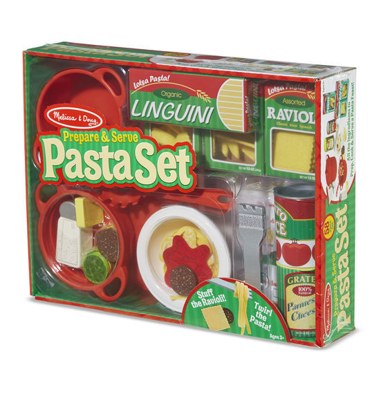Melissa & Doug Kitchen Play - Prepare & Serve Pasta Set