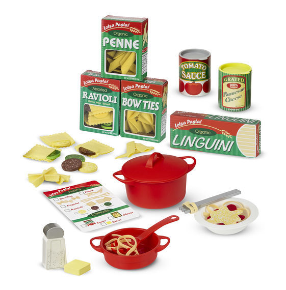 Melissa & Doug Kitchen Play - Prepare & Serve Pasta Set