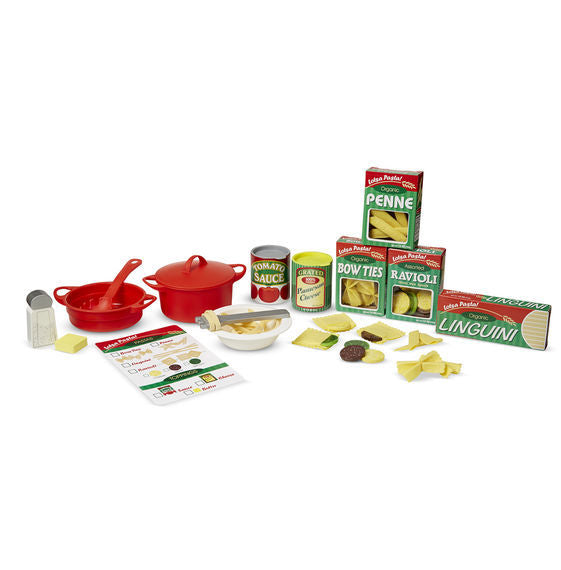Melissa & Doug Kitchen Play - Prepare & Serve Pasta Set