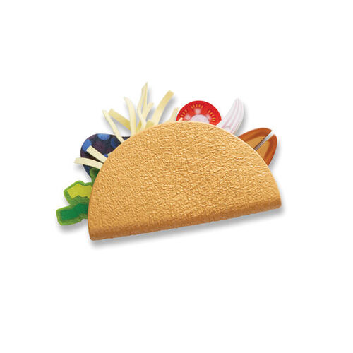 Melissa & Doug Kitchen Play - Fill & Fold Taco & Tortilla Set