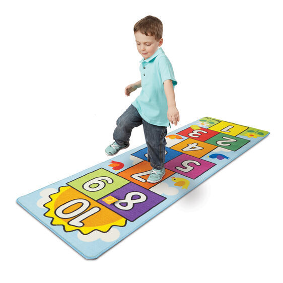 Melissa & Doug Activity Rug - Hop & Count Hopscotch