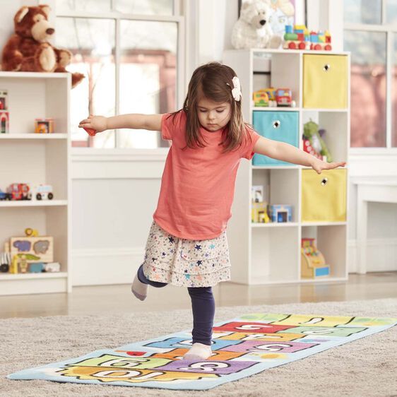 Melissa & Doug Activity Rug - Hop & Count Hopscotch