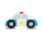 Melissa & Doug Activity Rug - Round The City Rescue with 4 Wooden Vehicles