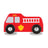 Melissa & Doug Activity Rug - Round The City Rescue with 4 Wooden Vehicles