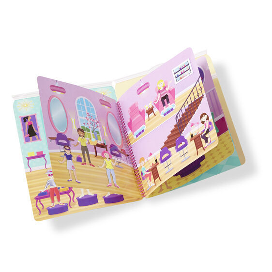 Melissa & Doug Reusable Puffy Sticker Activity Book - Day of Glamour