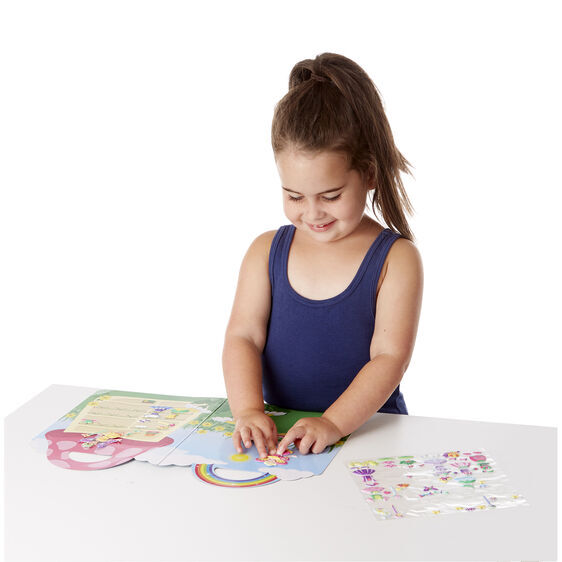 Melissa & Doug Reusable Puffy Sticker Play Set - Fairy