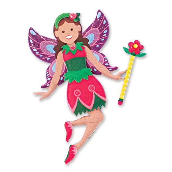 Melissa & Doug Reusable Puffy Sticker Play Set - Fairy