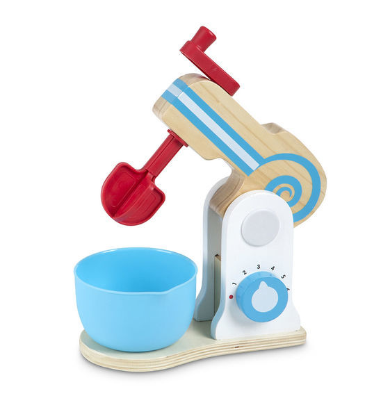 Melissa & Doug Kitchen Play - Wooden Make-a-Cake Mixer Set