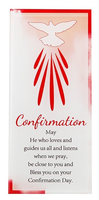 Glass Plaque - Confirmation