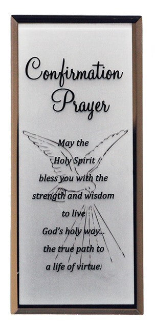 Mirror Plaque - Confirmation Prayer