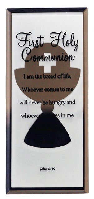Mirror Plaque - First Holy Communion