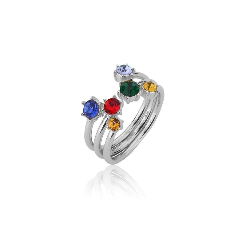 Couture Kingdom - Marvel - Infinity Stone Ring White Gold Size 7