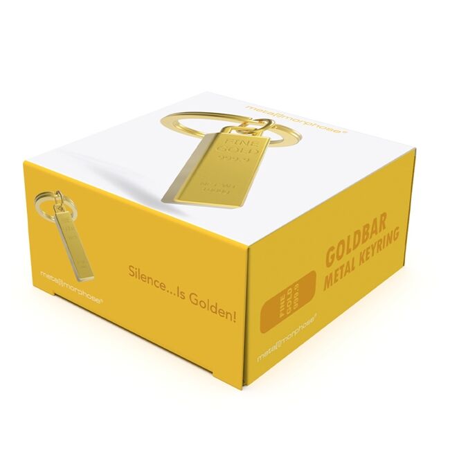 Metalmorphose Keychain - Gold Bar