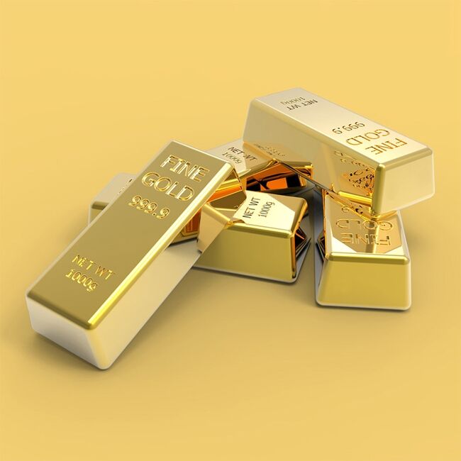 Metalmorphose Keychain - Gold Bar