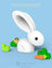 Metalmorphose Keychain - Bunny