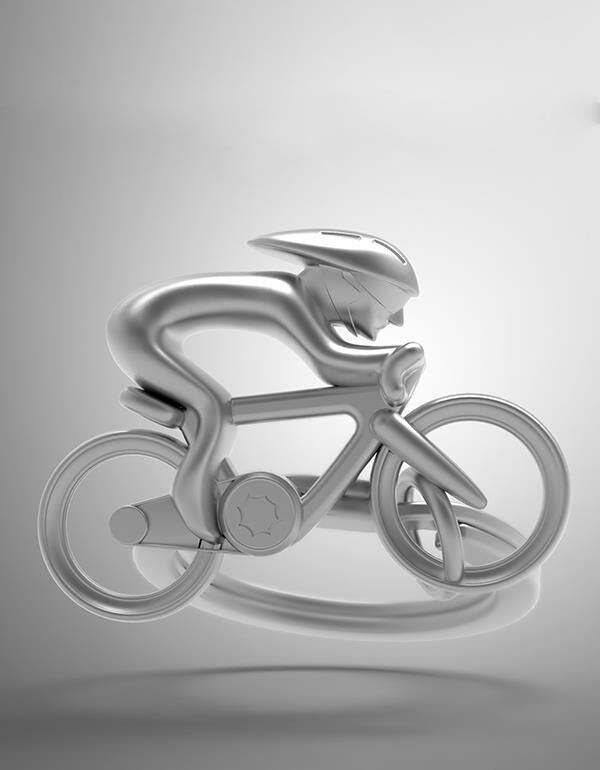Metalmorphose Keychain - Bicycle