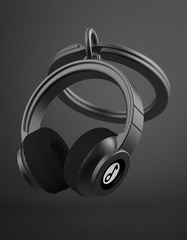 Metalmorphose Keychain - Headphones