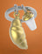 Metalmorphose Keychain - Croissant & Coffee Cup