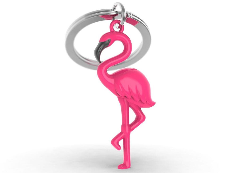Metalmorphose Keychain - Flamingo