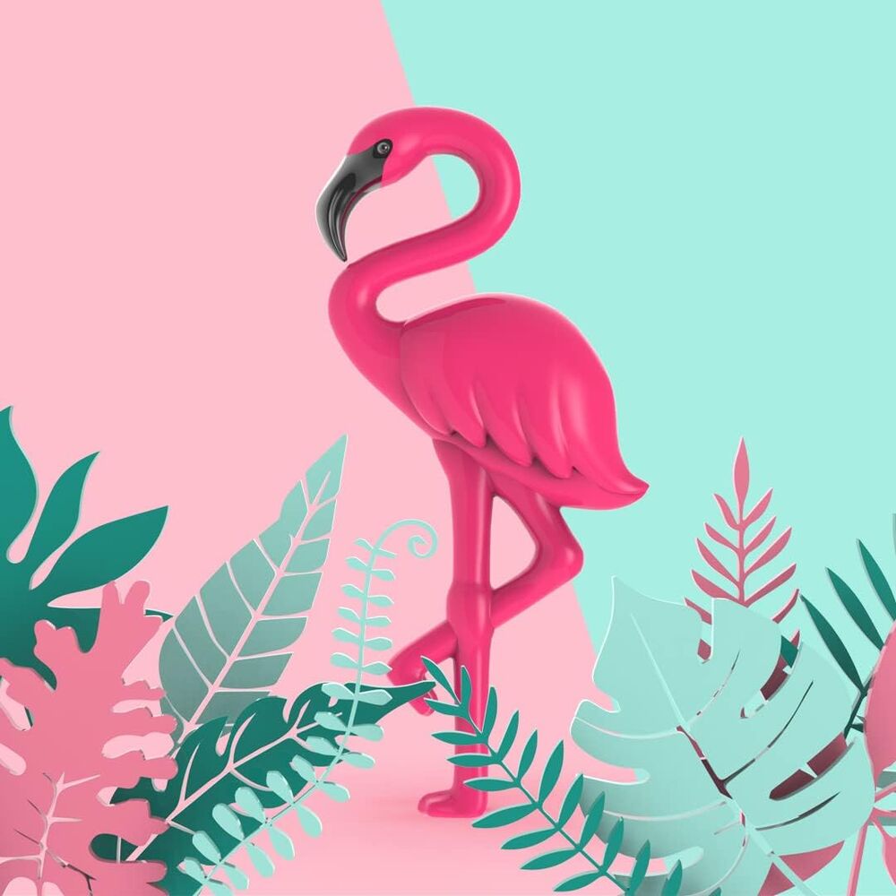 Metalmorphose Keychain - Flamingo