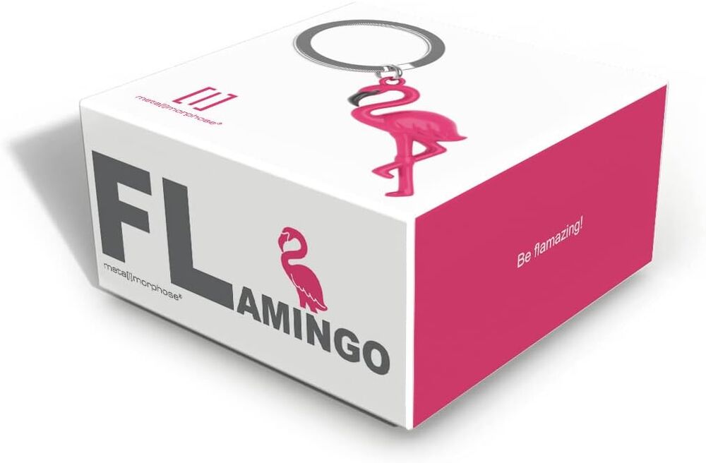 Metalmorphose Keychain - Flamingo
