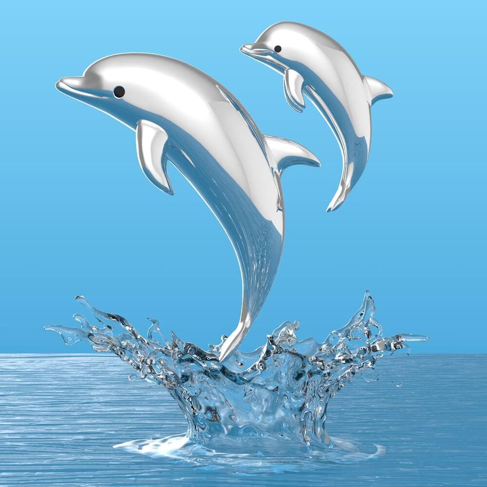 Metalmorphose Keychain - Dolphin Family