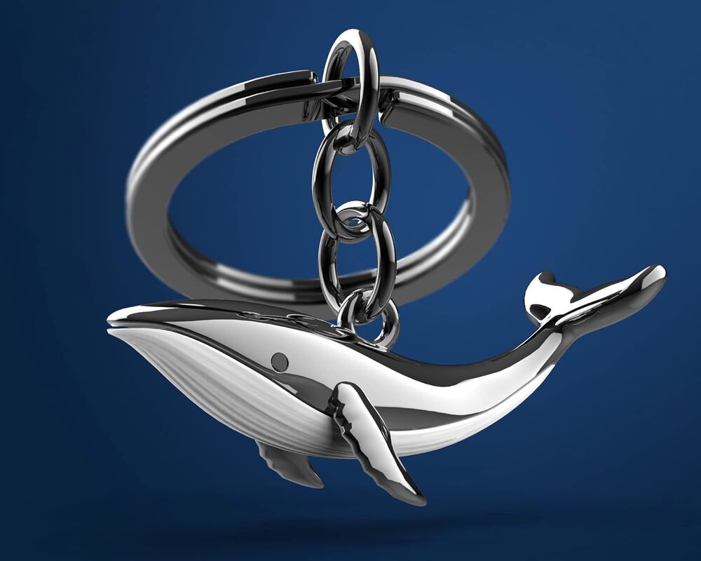 Metalmorphose Keychain - Whale