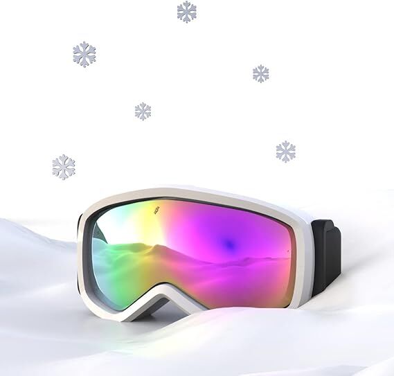 Metalmorphose Keychain - Ski Goggles with Snowflake