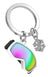 Metalmorphose Keychain - Ski Goggles with Snowflake