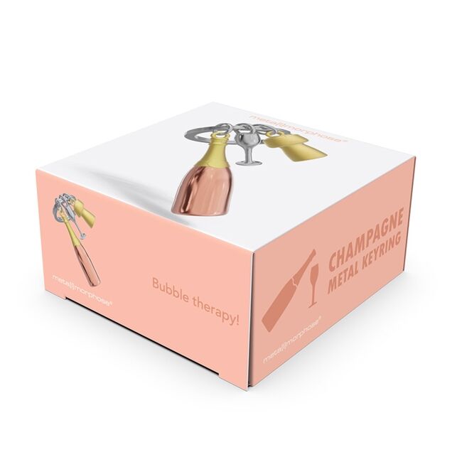 Metalmorphose Keychain - Champagne Rosé