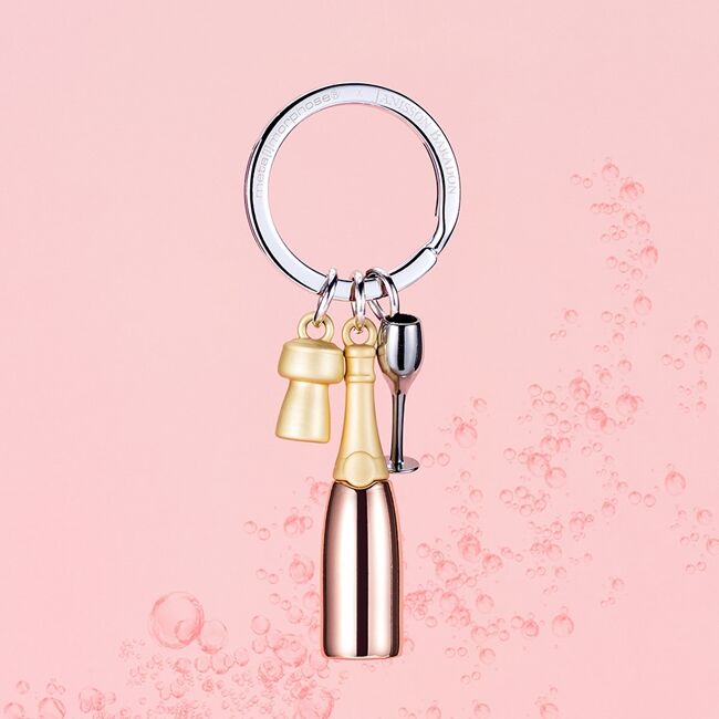 Metalmorphose Keychain - Champagne Rosé