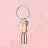 Metalmorphose Keychain - Champagne Rosé