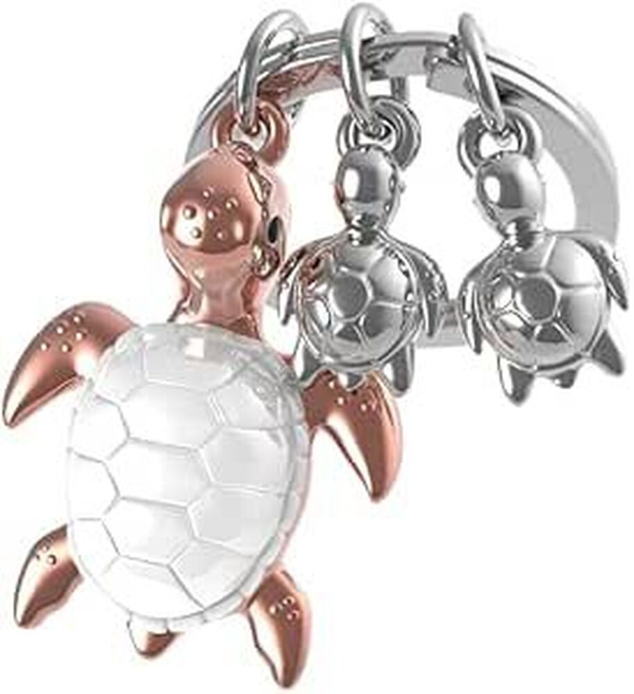 Metalmorphose Keychain - Turtle Family