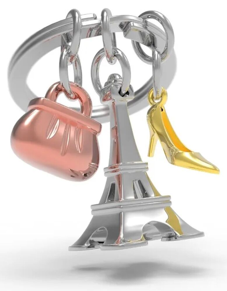 Metalmorphose Keychain - Eiffel Tower, Bag & Heel
