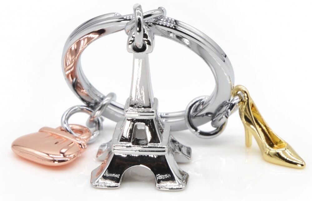 Metalmorphose Keychain - Eiffel Tower, Bag & Heel