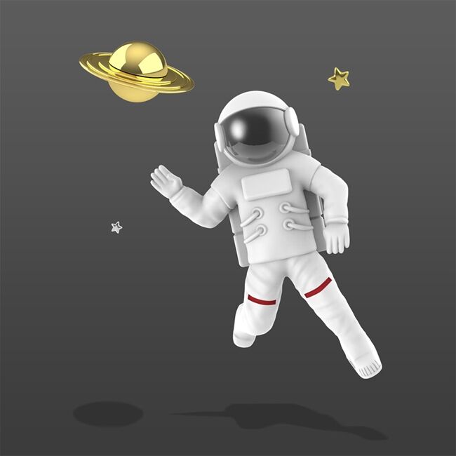 Metalmorphose Keychain - Astronaut
