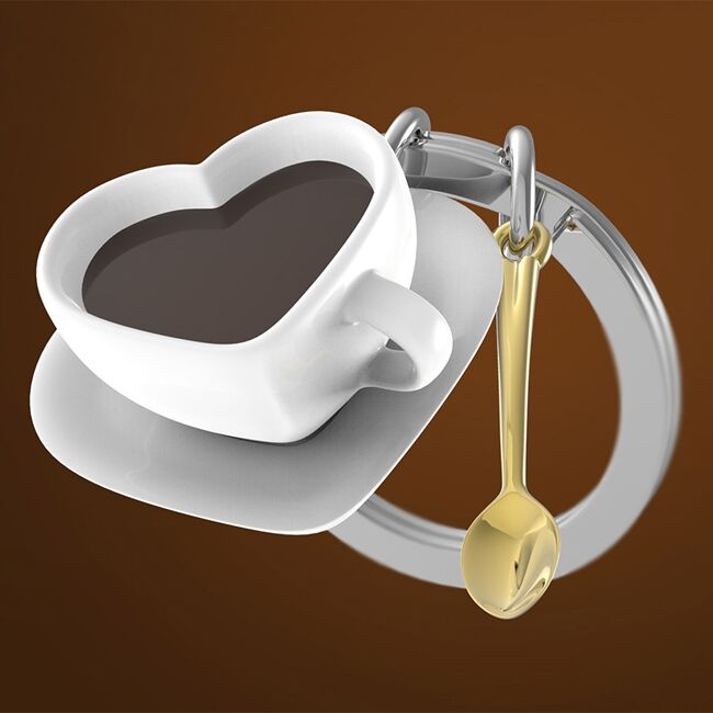Metalmorphose Keychain - Coffee Lover
