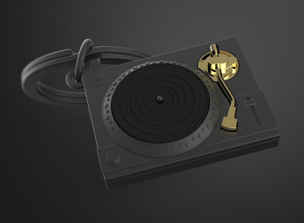 Metalmorphose Keychain - Turntable
