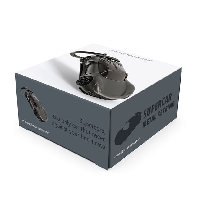 Metalmorphose Keychain - Black Supercar