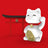 Metalmorphose Keychain - Lucky Cat