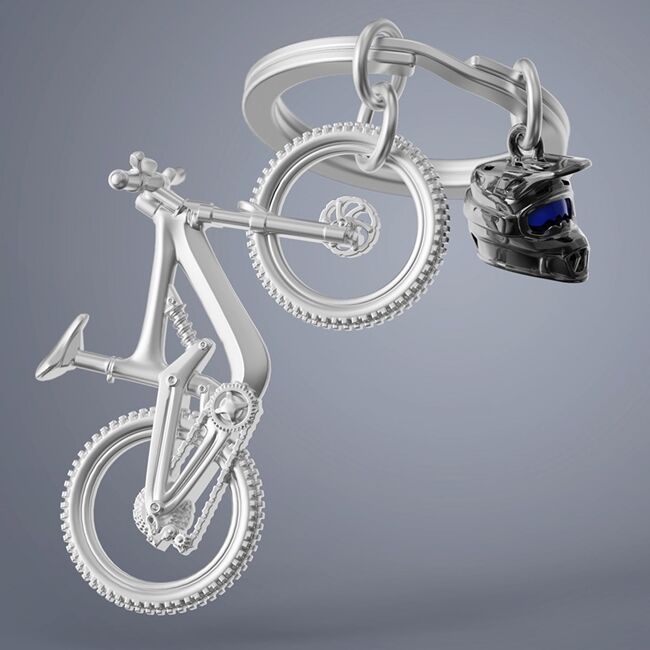 Metalmorphose Keychain - Mountain Bike