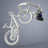 Metalmorphose Keychain - Mountain Bike
