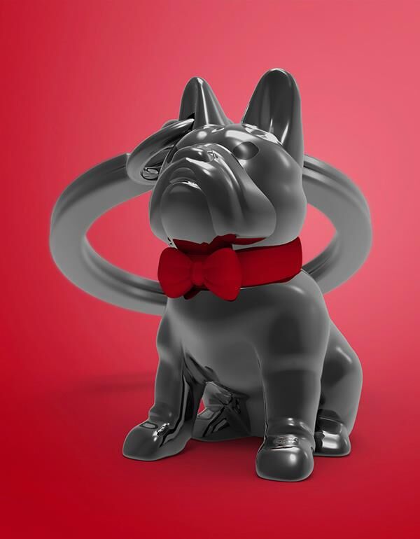 Metalmorphose Keychain - Bulldog