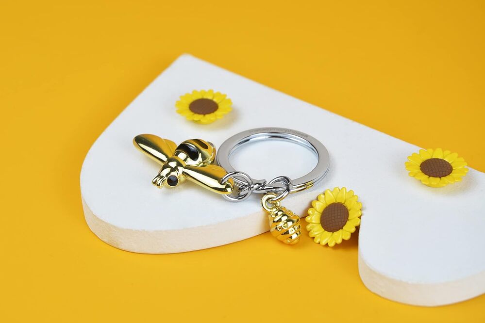 Metalmorphose Keychain - Bee & Honey