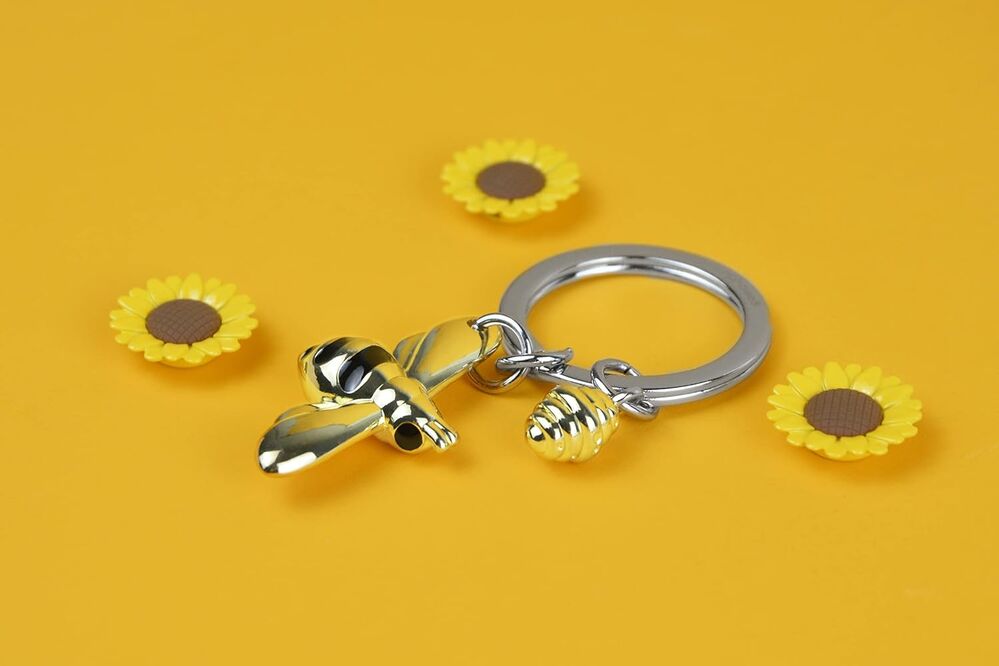 Metalmorphose Keychain - Bee & Honey