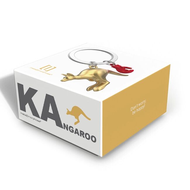 Metalmorphose Keychain - Boxing Kangaroo