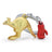 Metalmorphose Keychain - Boxing Kangaroo