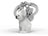 Metalmorphose Keychain - Koala Family