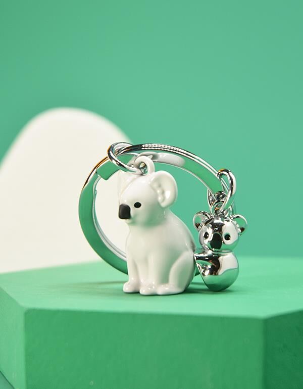 Metalmorphose Keychain - Koala Family